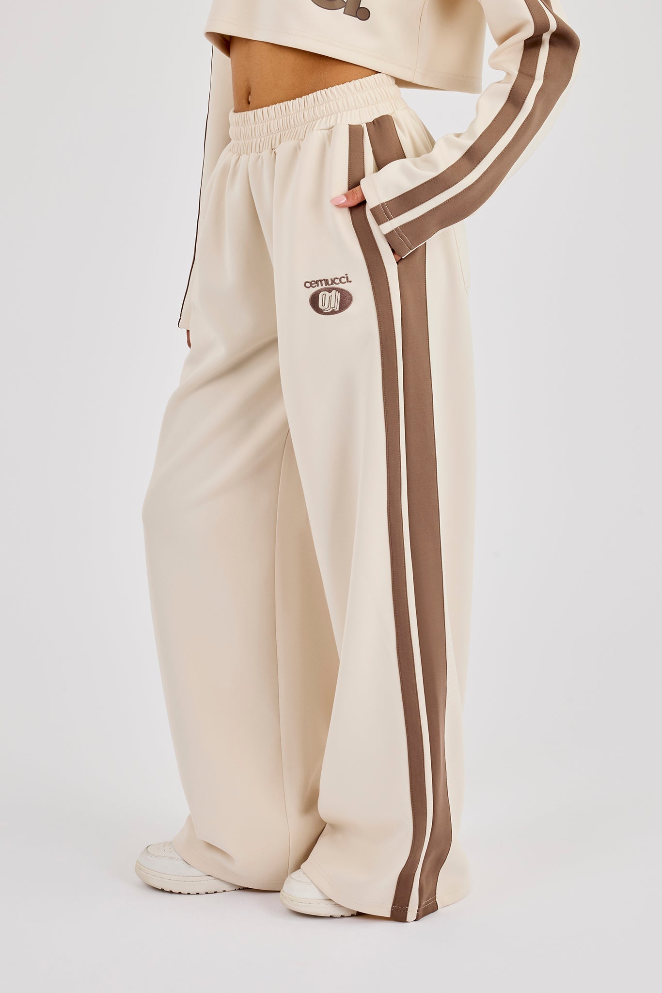 Baggy Taping Jogger - Off White